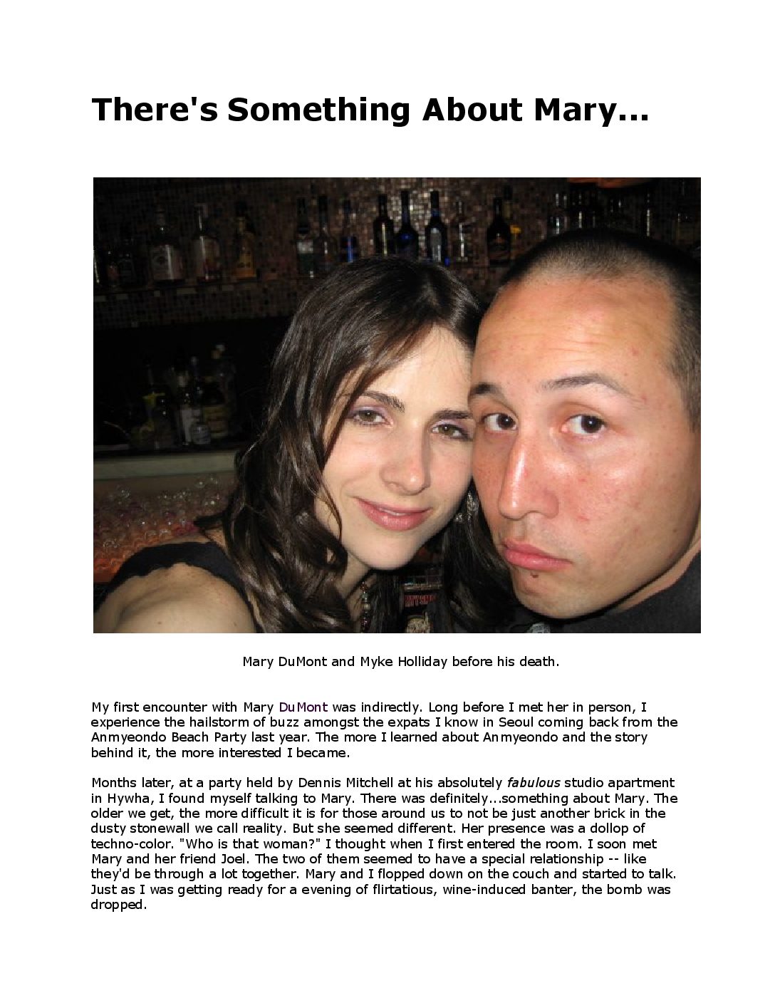 A Sample Of My Best Writing